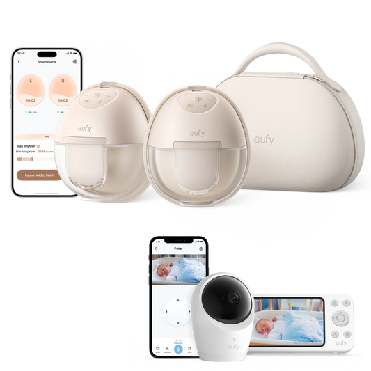 eufy Wearable Breast Pump S1 Pro + Baby Monitor E20