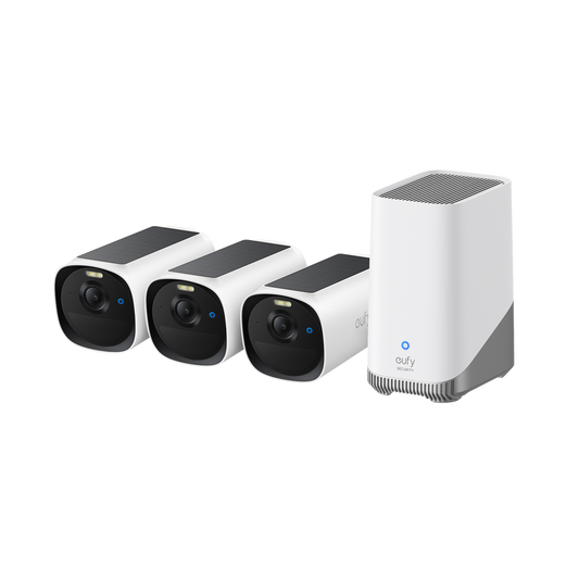 eufyCam E40 3-Cam Kit + HomeBase S380